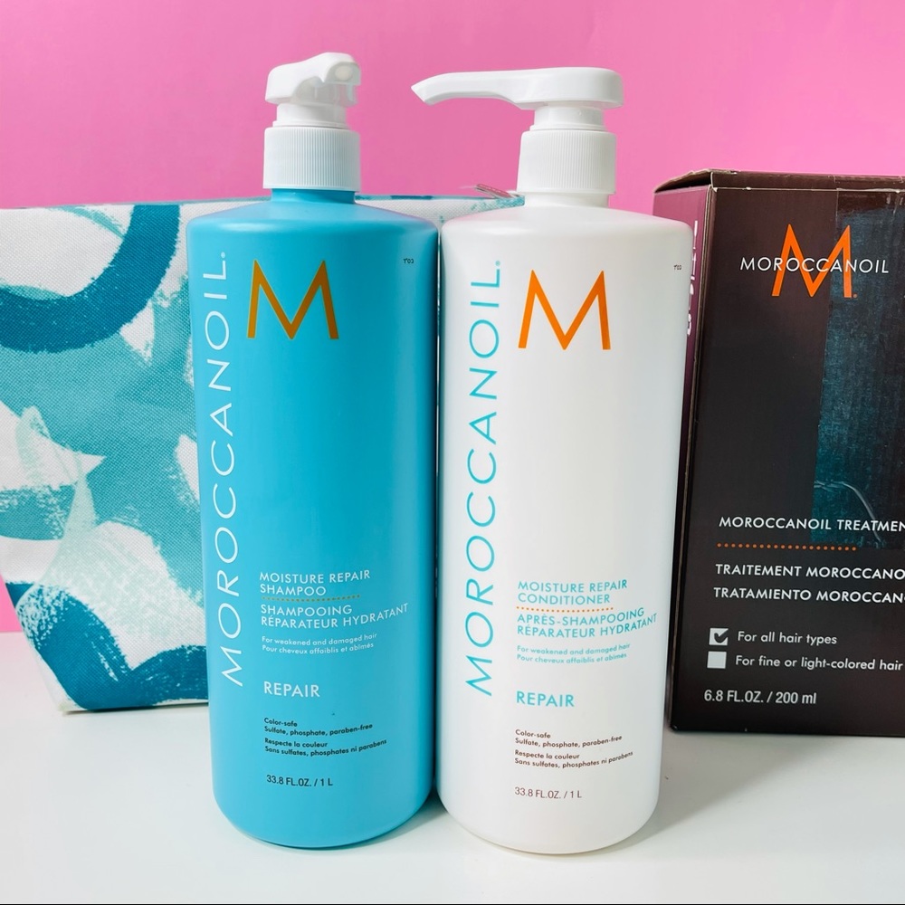 Moroccanoil Repair Shampoo and Conditioner Duo (1L)